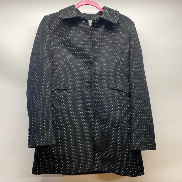 Ann Taylor Jackets & Blazers - Ann Taylor Black & White Spotted Coat